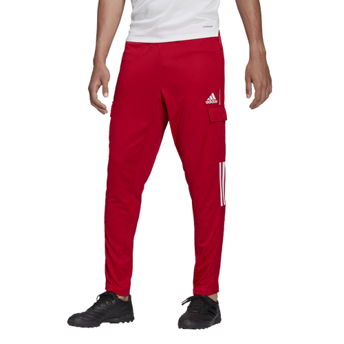 

adidas Mens adidas Tiro Cargo Pants - Mens Red/White Size L