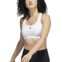 Women's - adidas PowerReact Padded Bra - White