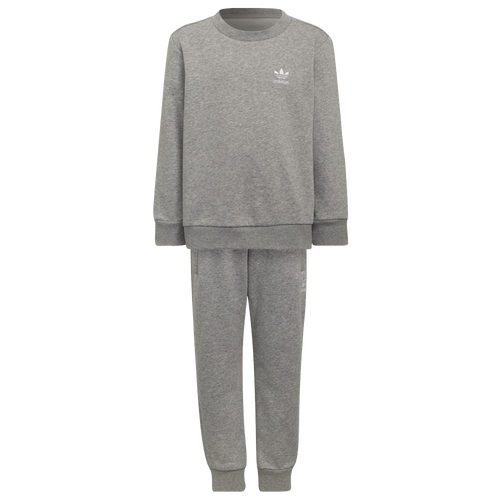 

adidas Originals Boys adidas Originals Adicolor Crewneck Tracksuit - Boys' Preschool Med Gray Heather Size XXS