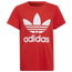 adidas Originals Trefoil T-Shirt - Boys' Grade School Red/White