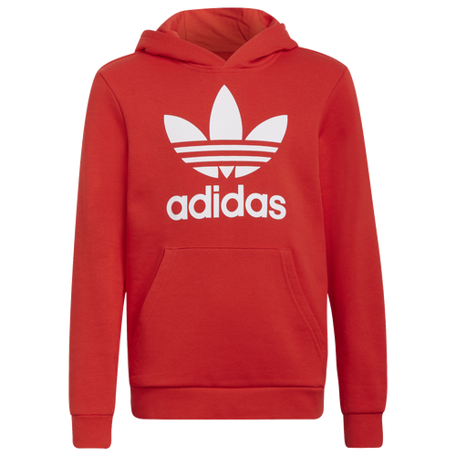 

Boys adidas Originals adidas Originals Adicolor Trefoil Hoodie - Boys' Grade School Red Size S