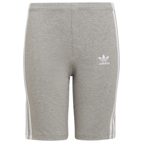 

Girls adidas Originals adidas Originals Adicolor Cycling Shorts - Girls' Grade School Med Gray Heather/White Size XS