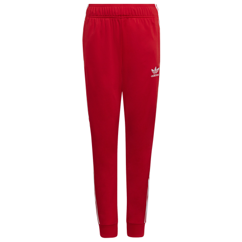 

adidas Originals Boys adidas Originals Adicolor Superstar Track Pants - Boys' Grade School Red/White Size M