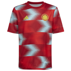 Boys' Grade School - adidas Colombia National Team 2022/23 Away Top - Red
