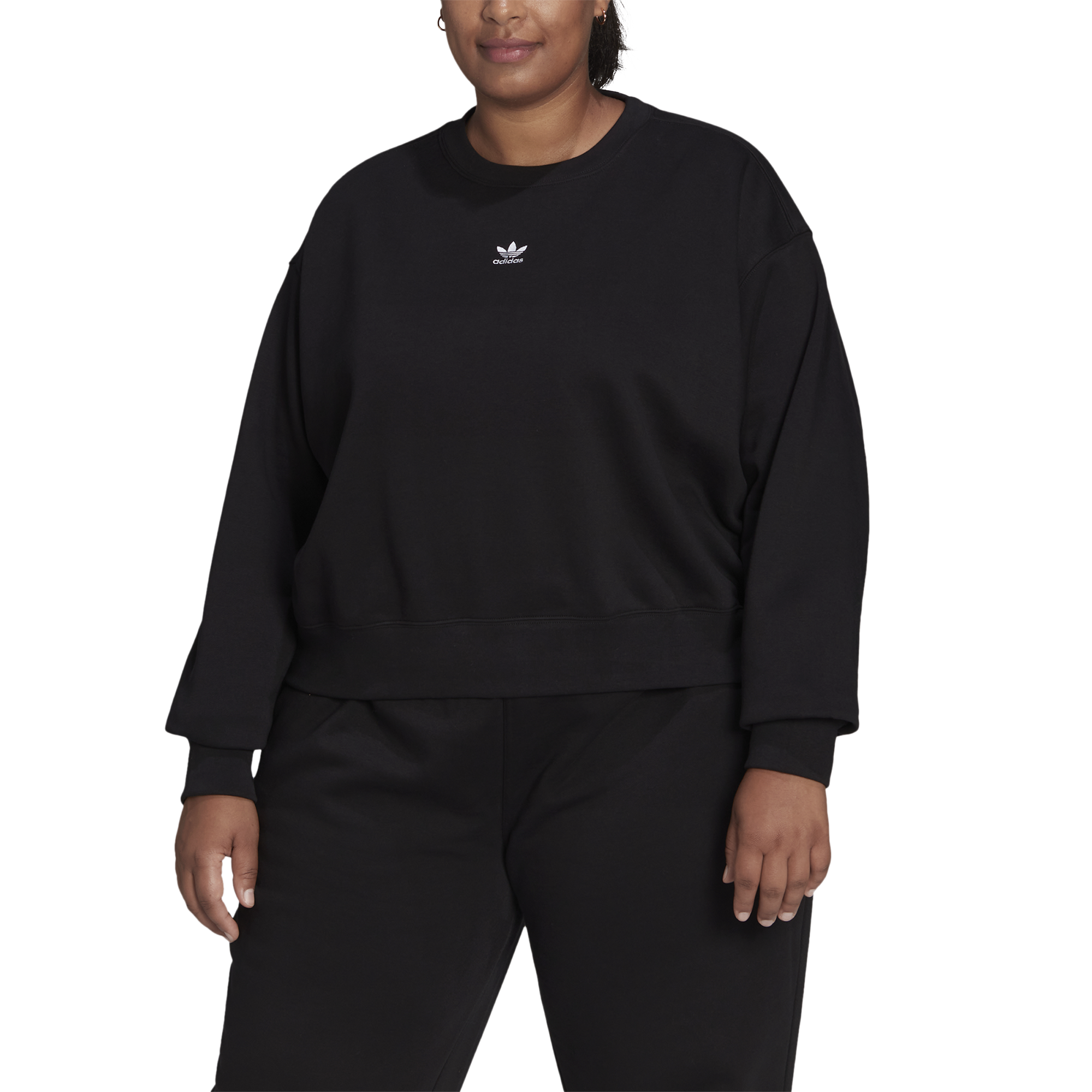 adidas Originals Adicolor Essentials Crew Sweatshirt (Plus Size) - Women's