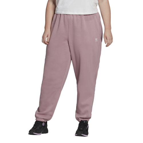 

adidas Originals adidas Originals Plus Essential Fleece Joggers - Womens Pink/White Size 3X