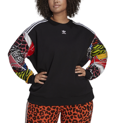 Women's - adidas Plus Size Sweater - Black/Multi