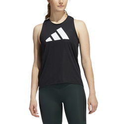 Women's - adidas 3Bar Logo Training Tank Top - Black/White