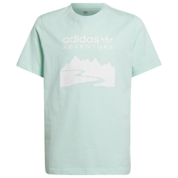 Boys' Grade School - adidas Originals Trefoil T-Shirt - Mint/Mint