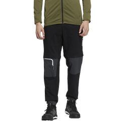 Men's - adidas Voyager Zip Off Pants - Black/Carbon