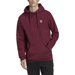 Men's - adidas Originals Adicolor Essential Trefoil Fleece Hoodie - Red/Red
