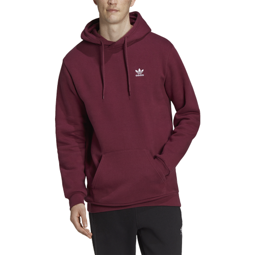 

adidas Originals Mens adidas Originals Adicolor Essential Trefoil Fleece Hoodie - Mens Red/Red Size XXL