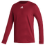 adidas Team Fresh BOS Cotton Long Sleeve T-Shirt - Men's Power Red/White