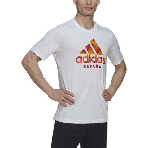 

adidas Mens adidas Soccer Graphic T-Shirt - Mens White Size XXL