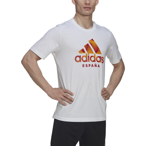 Adidas Originals Mens Adidas Soccer Graphic T-shirt In White