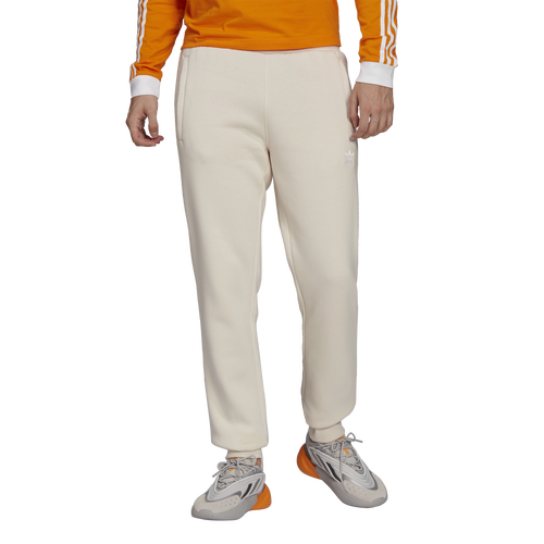 Adidas Originals Adidas Men's Slim-fit Originals Essentials Fleece Jogger Pants In White/white