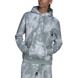 Men's - adidas Originals Essential Tie Dye Hoodie - Magic Gray