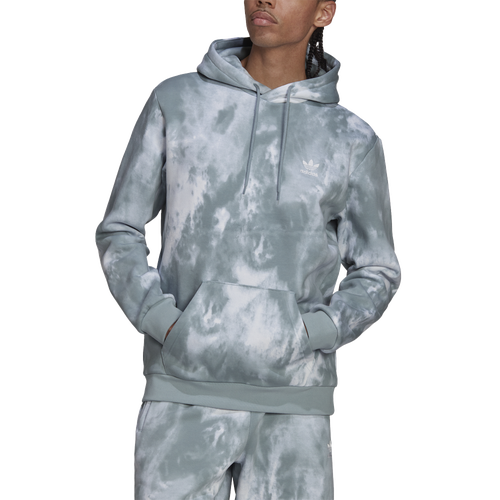 

adidas Originals Mens adidas Originals Essential Tie Dye Hoodie - Mens Magic Gray Size S