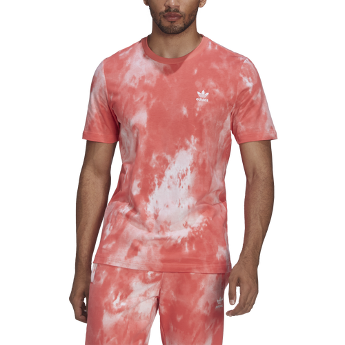 

adidas Originals Mens adidas Originals Essential Tie Dye T-Shirt - Mens Coral/Coral Size S