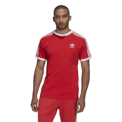 Men's - adidas Originals Adicolor Classics 3-Stripes T-Shirt - Red/White