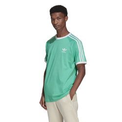 Men's - adidas Originals Adicolor Classics 3-Stripes T-Shirt - Green/White