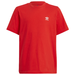 Boys' Grade School - adidas Essential T-Shirt - Red/White