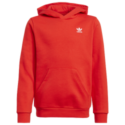 Boys' Grade School - adidas Essential Pullover Hoodie - Red/White