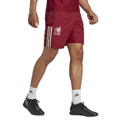 Men's - adidas 2022 Tiro Soccer Cotton Shorts - Collegiate Burgundy