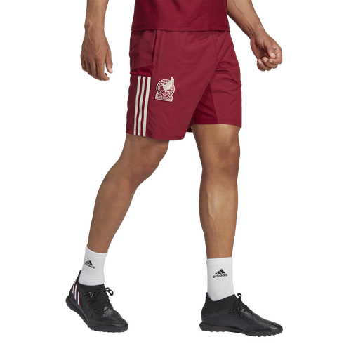 Adidas Originals Mens Adidas 2022 Tiro Soccer Cotton Shorts In Collegiate Burgundy