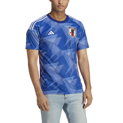Men's - adidas Japan National Team 2022/23 Home Jersey - Blue