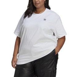 Women's - adidas Plus Size Graphic Long Sleeve T-Shirt - White/White