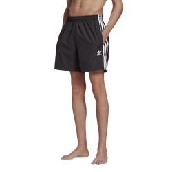 Men's - adidas Originals 3 Stripes Swim Short - Navy