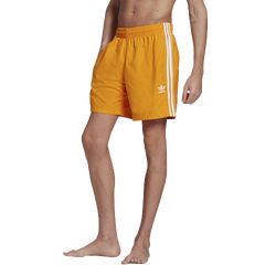 Men's - adidas Originals Adicolor Essentials Trefoil Swim Shorts - Orange/White
