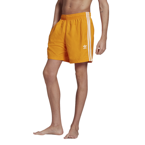 

adidas Originals adidas Originals Adicolor Essentials Trefoil Swim Shorts - Mens Orange/White Size XXL