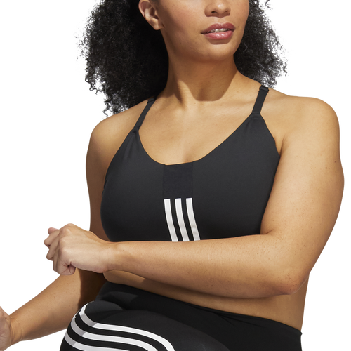 

adidas Womens adidas Plus Size Aeroimpact Bra - Womens Black/Black
