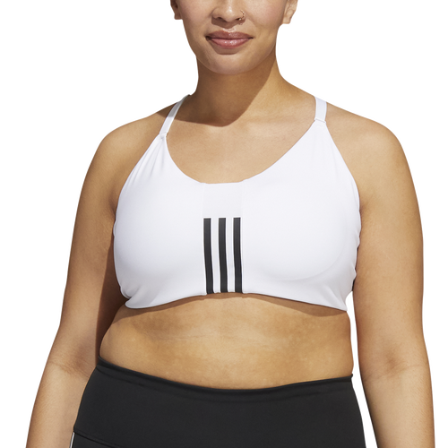 

adidas Womens adidas Plus Size Aeroimpact Bra - Womens White/White