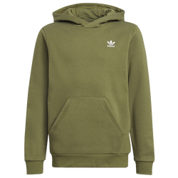 Boys' Grade School - adidas Originals Adicolor Hoodie - Olive/White