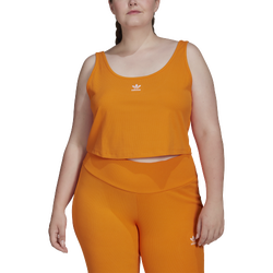 Women's - adidas Plus Size Tank Top - Yellow/Yellow