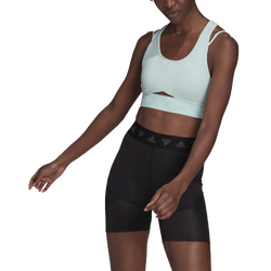 Women's - adidas BOS Bra - Green/White