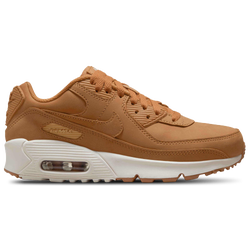 Boys' Grade School - Nike Air Max 90 - Wheat/Wheat