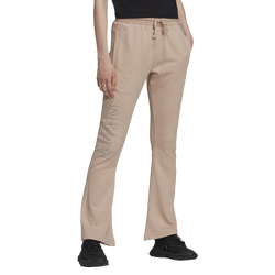 Women's - adidas Open Hem Track Pants - Ash Pearl/Ash Pearl
