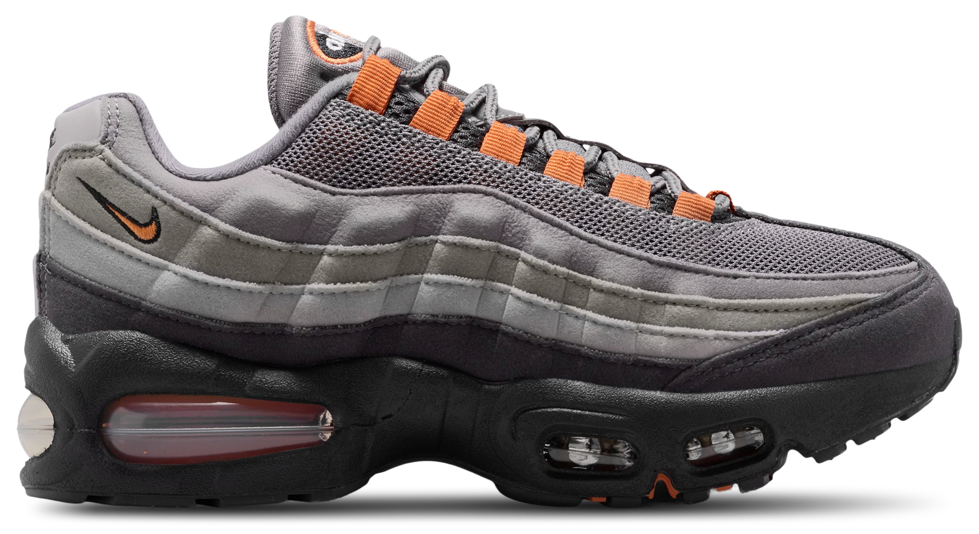 Nike Air Max 95 グレー/オレンジ Nike Air Max 95 - Boys' Grade School | Champs Sports