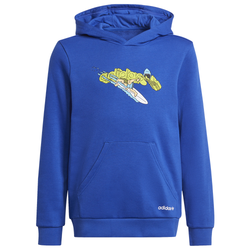 

adidas Originals adidas Originals Stoked Hoodie - Boys' Grade School Blue/Blue Size L