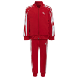 Boys' Preschool - adidas Originals Adicolor Superstar Track Suit - Red/White