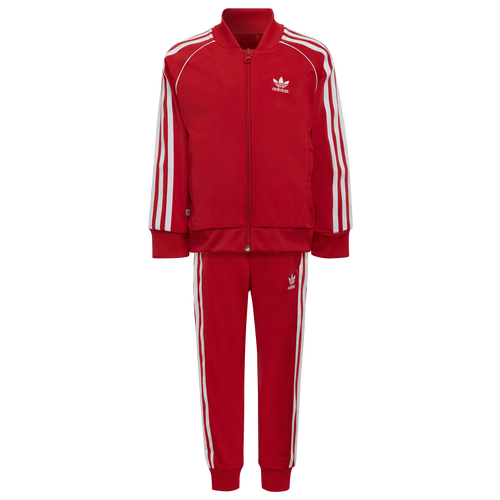 

Boys Preschool adidas Originals adidas Originals Adicolor Superstar Track Suit - Boys' Preschool Red/White Size 6