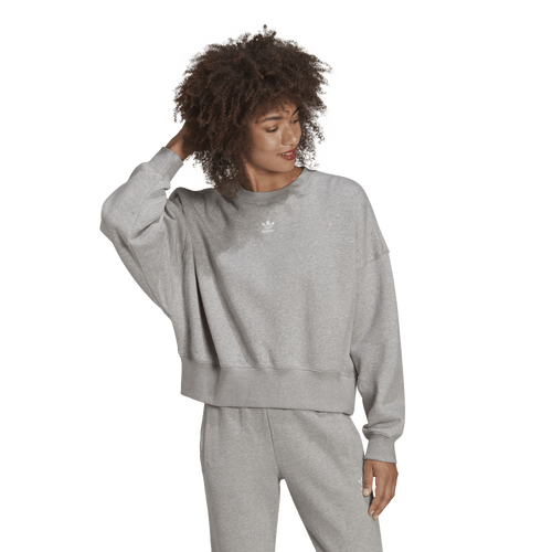 

adidas Originals adidas Originals Fleece Crew - Womens Grey Size M