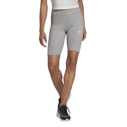 Women's - adidas Originals Bike Shorts - Gray/Gray
