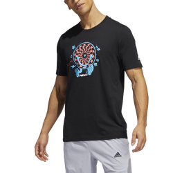 Men's - adidas Trae Illusion T-Shirt - Black