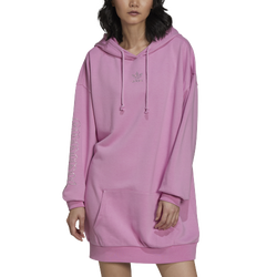 Women's - adidas Hoodie Dress - Orchid/Orchid