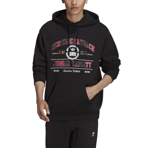 

adidas Originals adidas Originals Varsity Hoodie - Mens Black/Red Size M